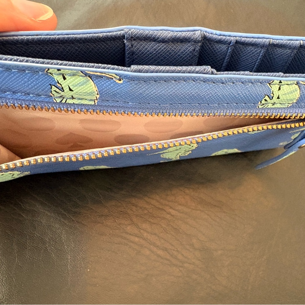 Kate Spade Blue Seahorse Wallet - Picture 5 of 13